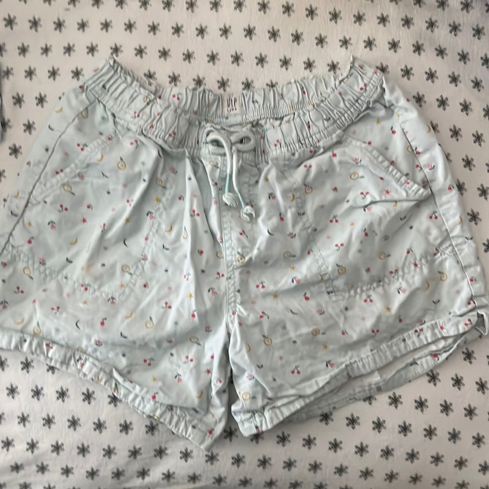 Gap Kids XXL Light Blue Patterned Shorts